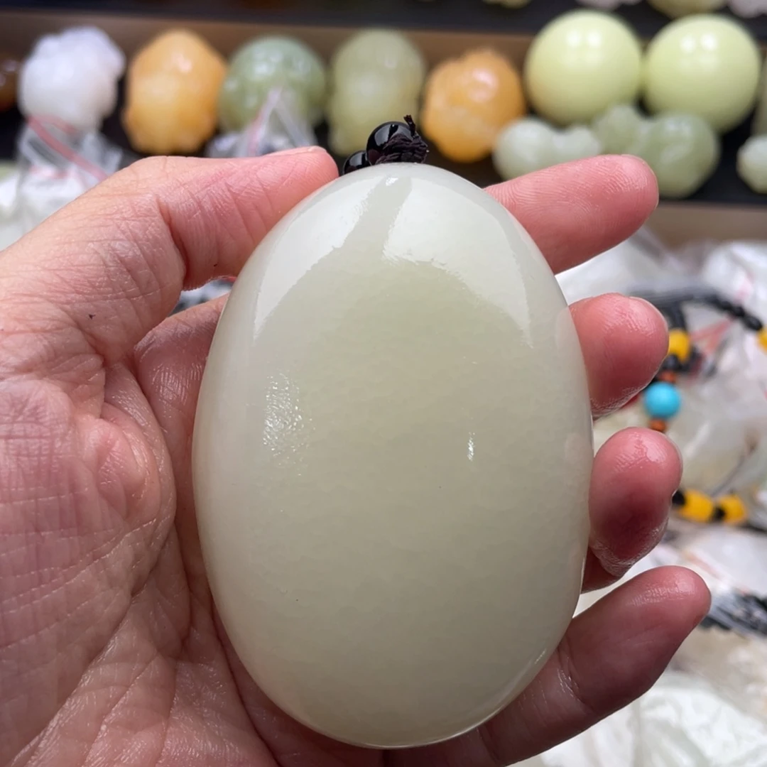 石材奥****练天然古青石手把件