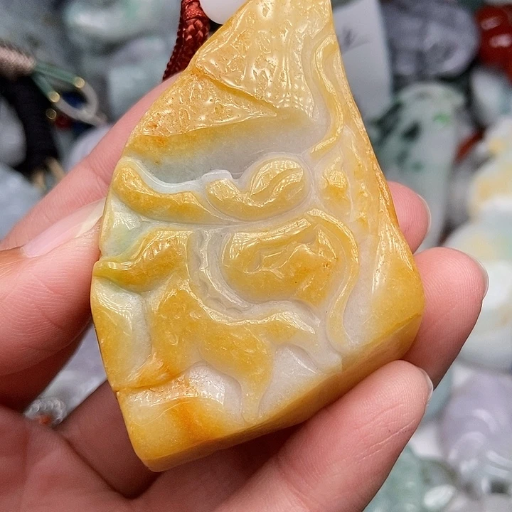 未镶嵌挂件翡翠翡翠