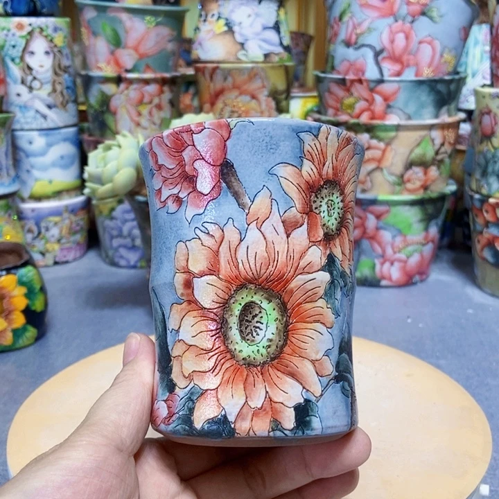 景德镇艺术手绘作品