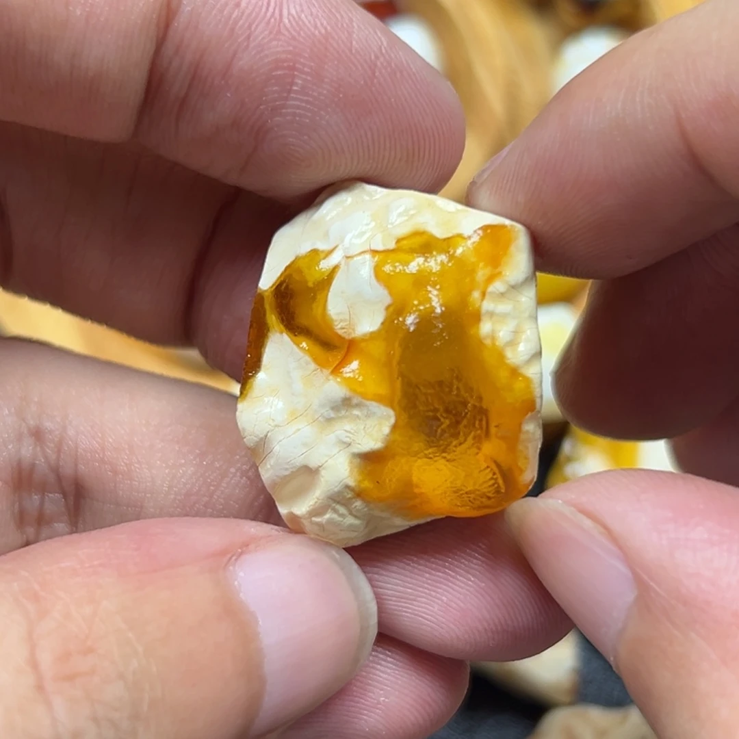 定制琥珀未镶嵌琥珀蜜蜡原石定制