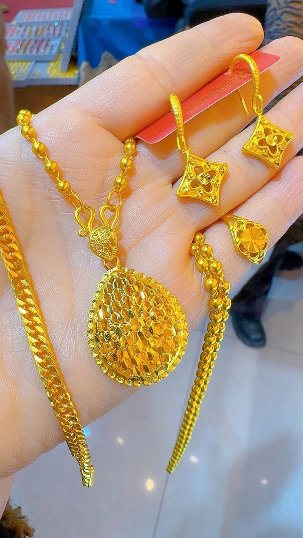 铜合金项链 铜合金项链 【LayLaBez】时尚铜合金项链女士麻花套装