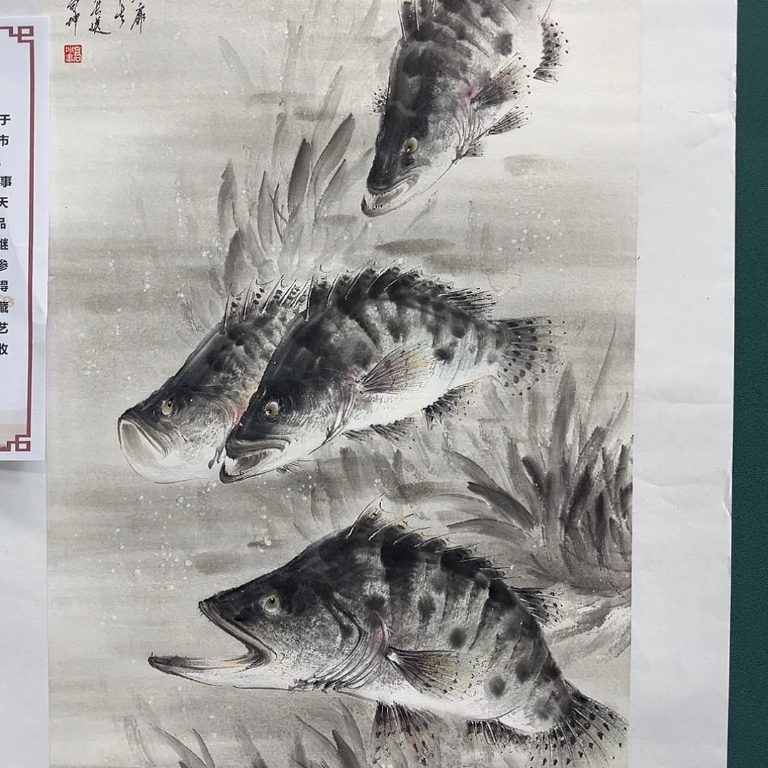 国画艺术家真人手绘