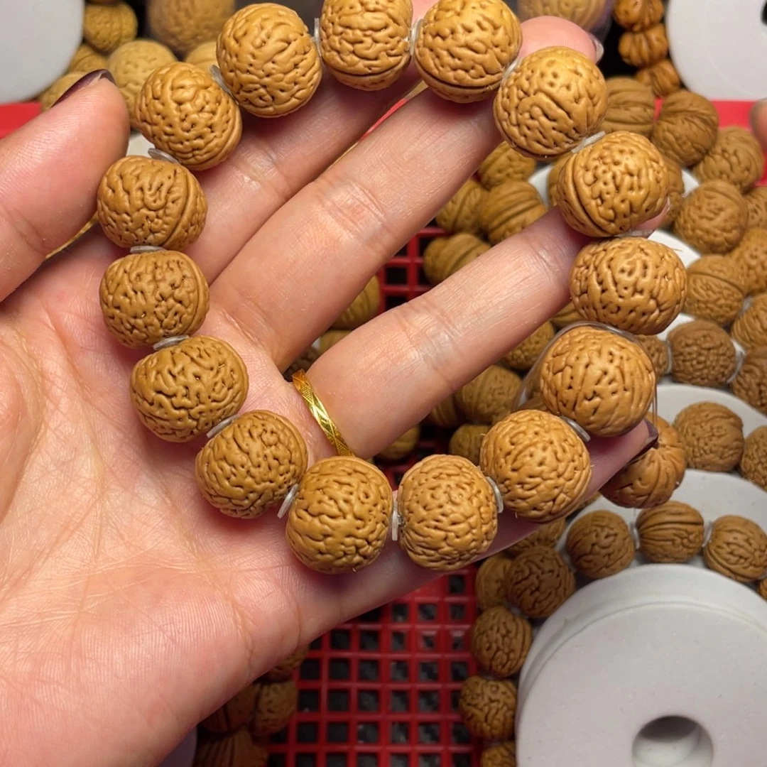 桃木追**年桃核手串18+磨盘