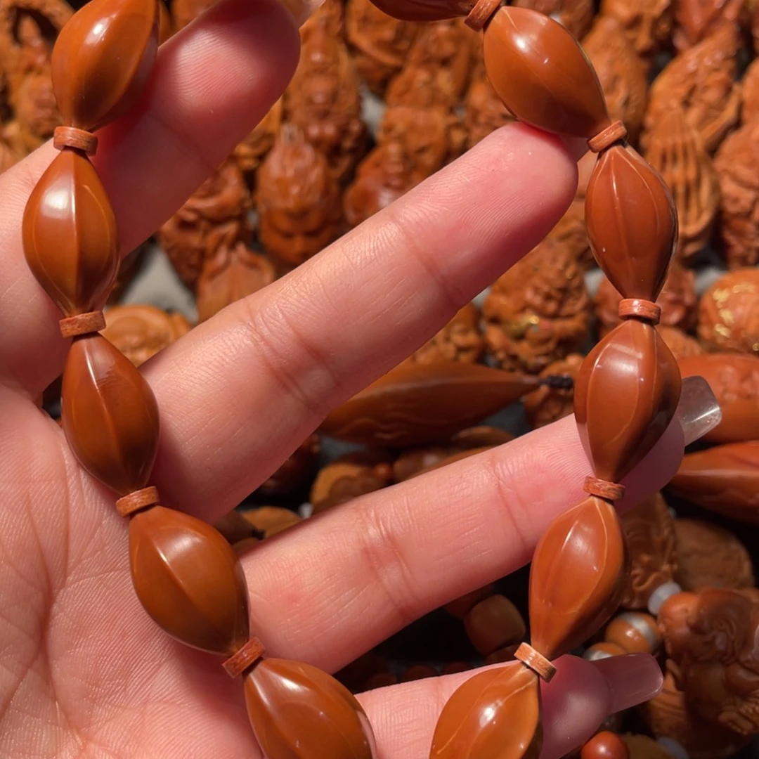 【闪购商品】橄榄核手串/手链三面鲨鱼背