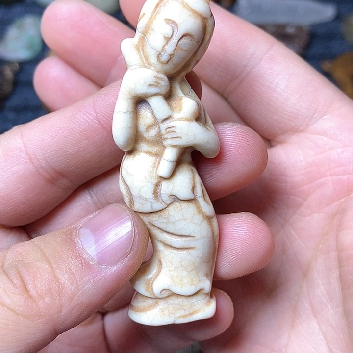 和田玉未镶嵌颈饰8