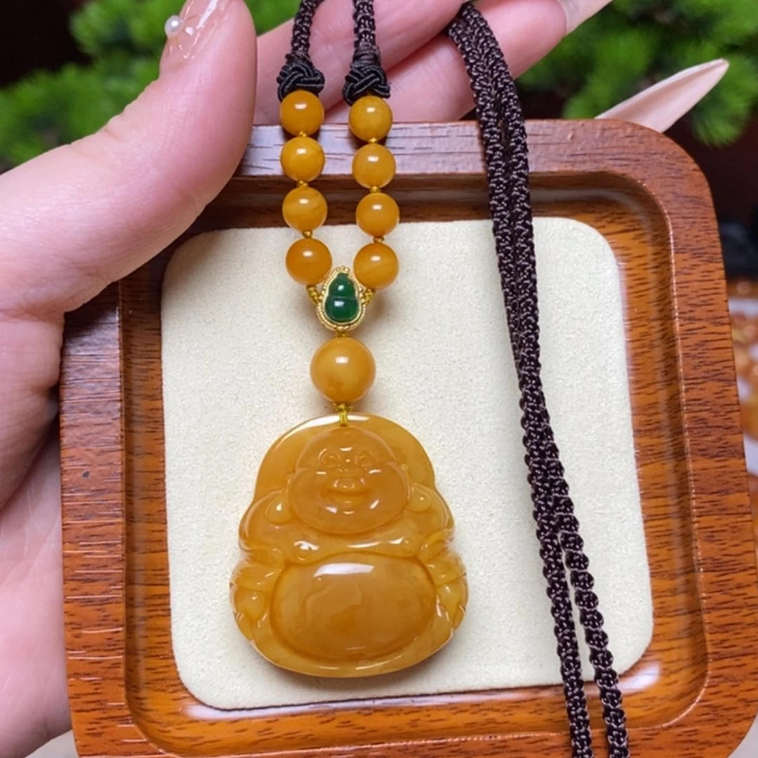 【闪购商品】蜜蜡颈饰未镶嵌项链