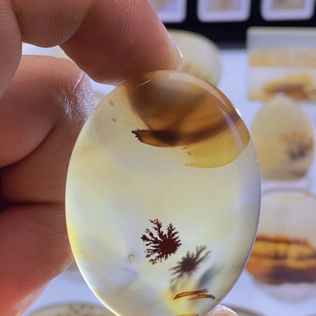 玛瑙/玉髓未镶嵌吊坠(不含链)413