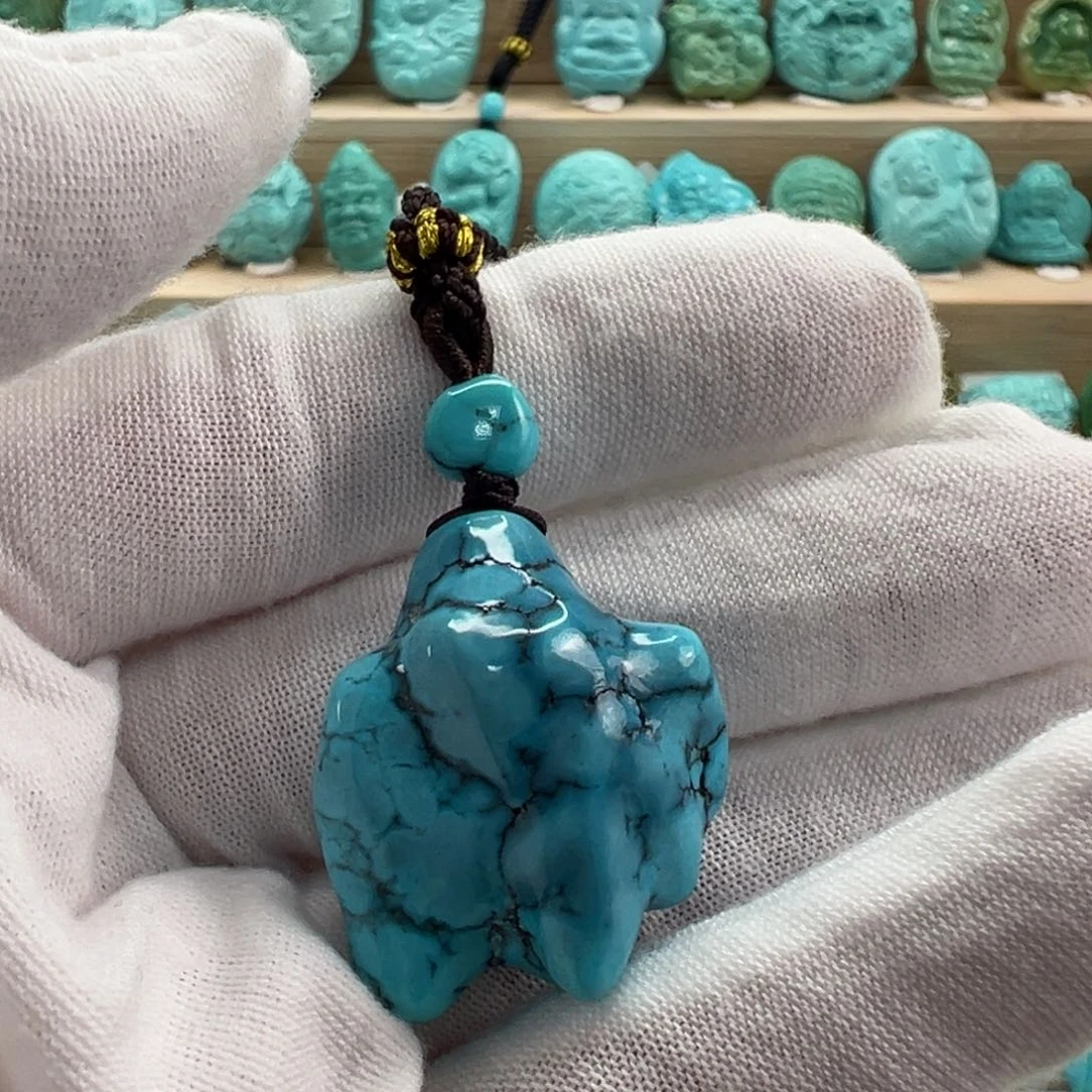 未镶嵌绿松石随形25.6mm