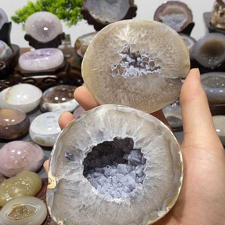 水晶摆件未镶嵌聚宝盆
