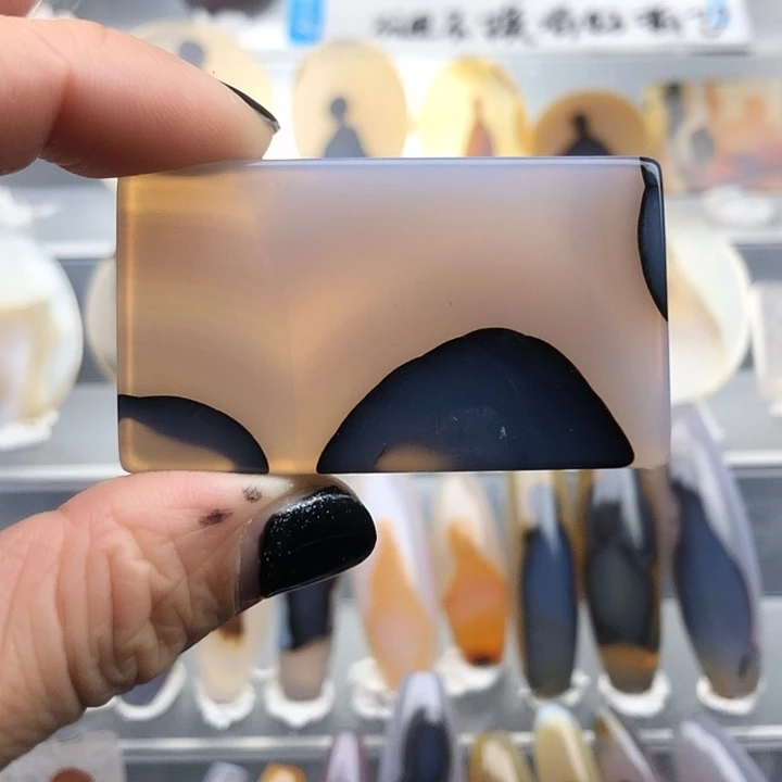 查罗石未镶嵌珠宝半成品48