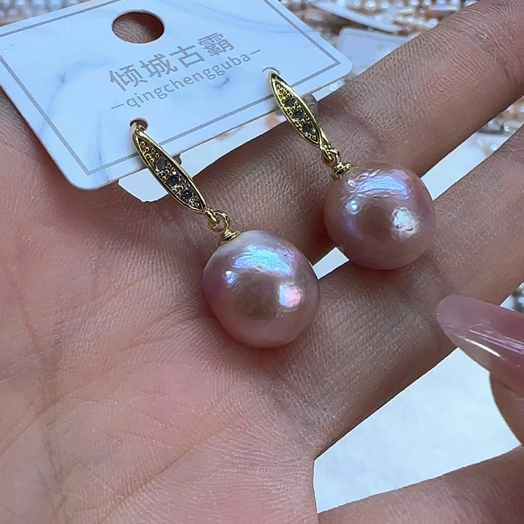 银S925镶嵌项链定制多样性发货发其一12淡水珍珠