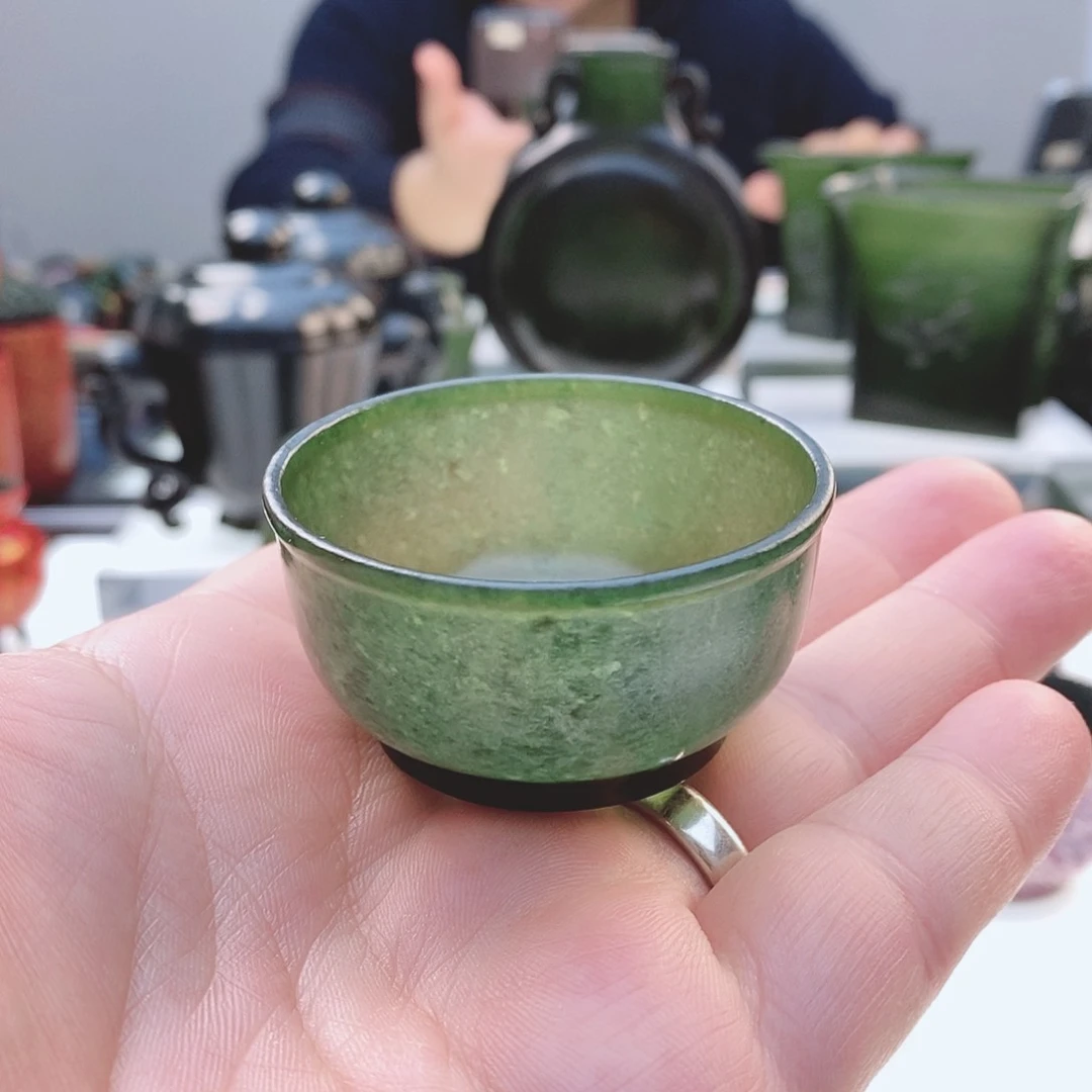 和田玉（青玉）把件未镶嵌