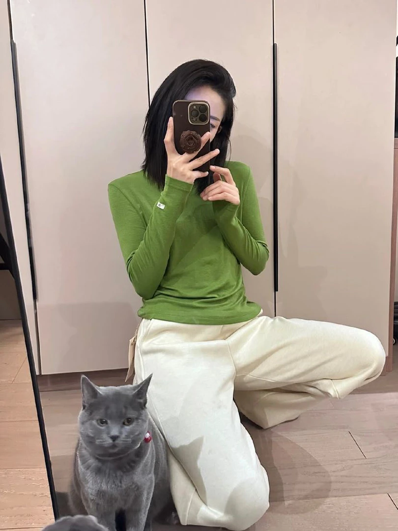 韩系EGG新款精品时尚衫长袖针织百搭修身8170