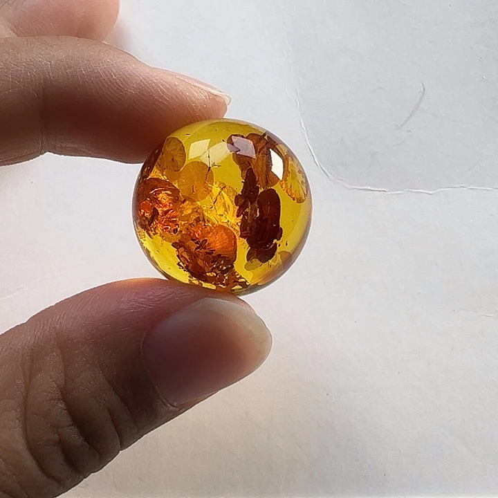 琥珀（花珀）未镶嵌颈饰