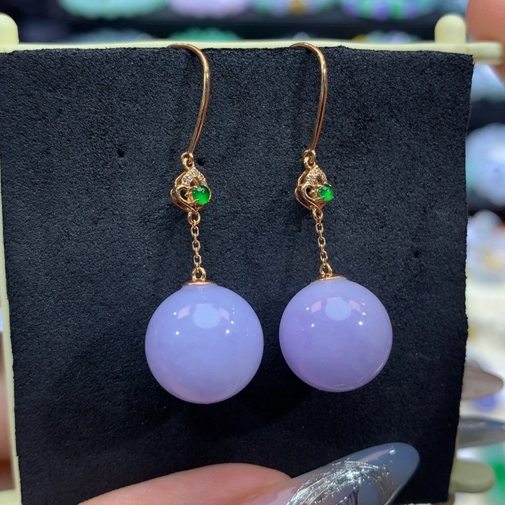 18K金镶嵌手链翡翠翡翠