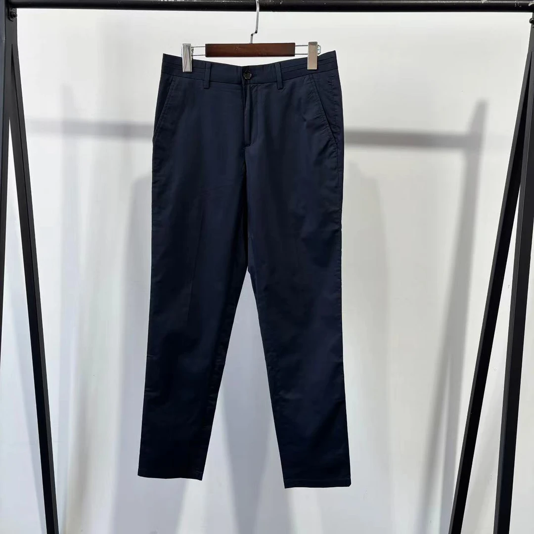 V-16 潮牌春季男款蓝色小直筒牛休闲裤  43002