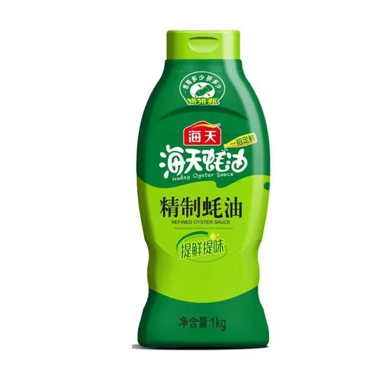 海天1kg精制蚝油挤挤装炒菜凉拌蘸料拌馅厨房增鲜调味品