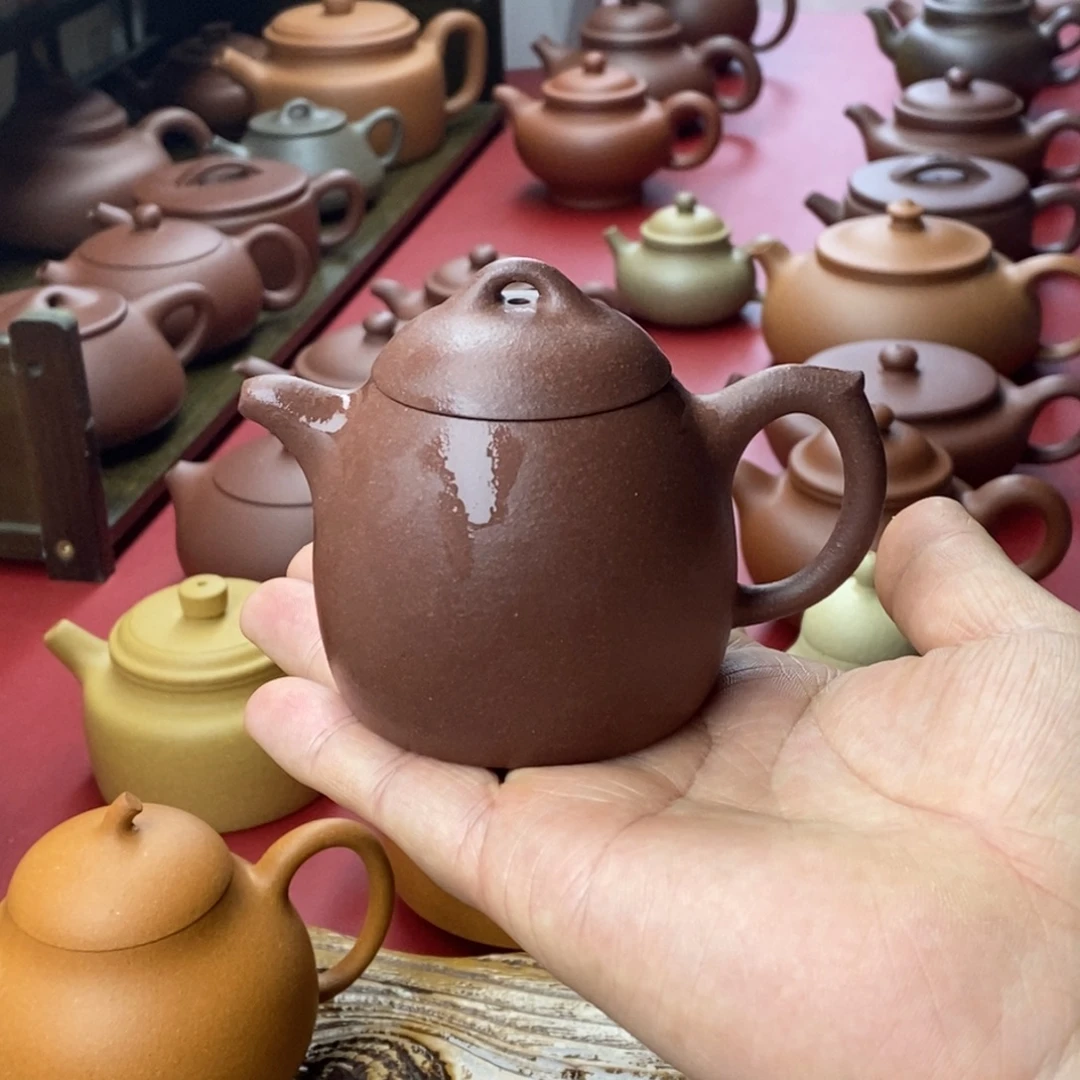 风***淡紫砂茶壶紫砂秦权