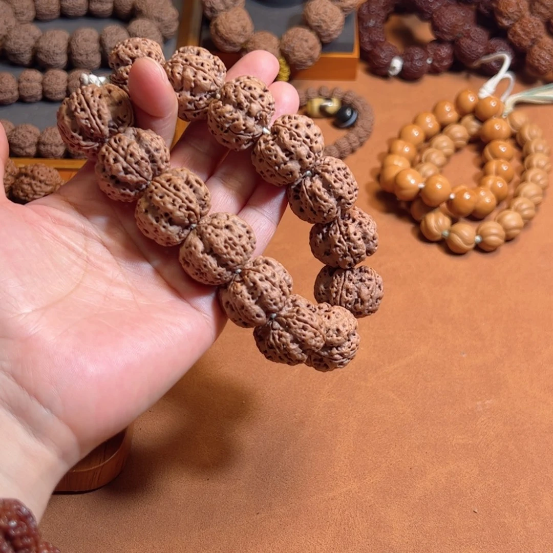 神***懂手串金刚菩提25金标级麒麟王梁矮桩大金刚菩提手串