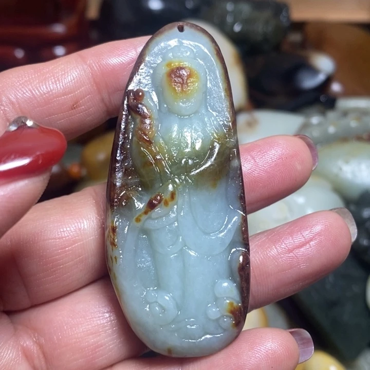 和田玉挂件未镶嵌