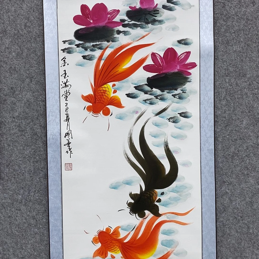 国画刘国华手绘作品111