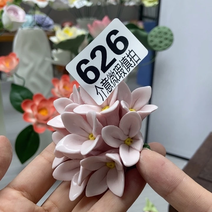 陶瓷手工制作陶瓷花
