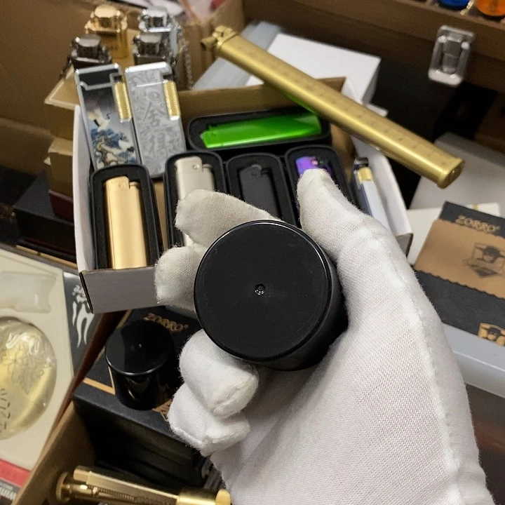 神***e明铬充气打火机耗材火石桶