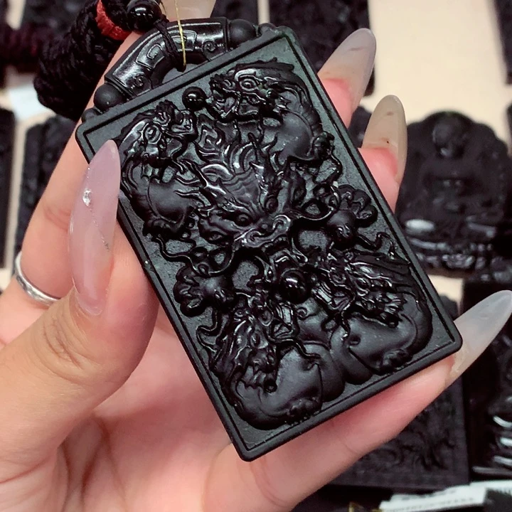 天然a货钢琴黑挂件