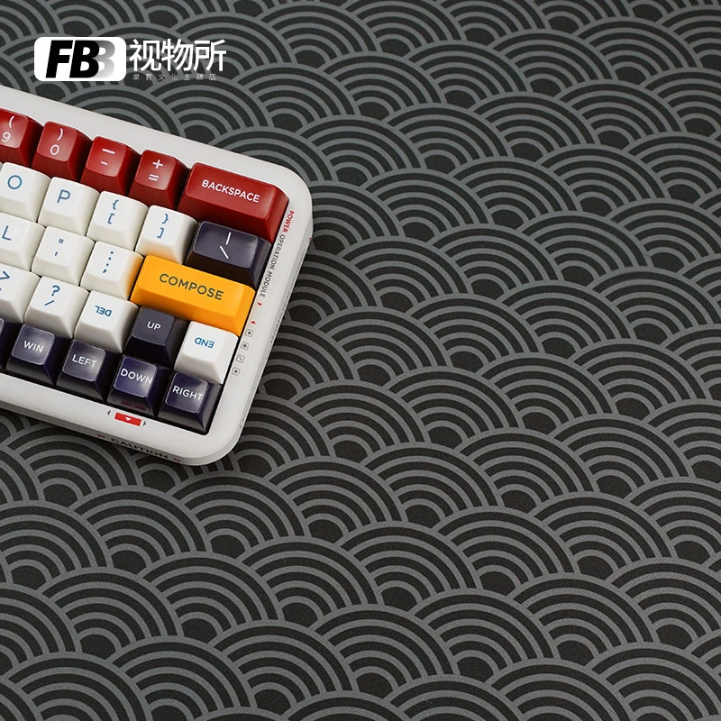 FBB高级感电竞游戏鼠标垫超大号加厚防滑电脑办公桌垫可定制尺寸