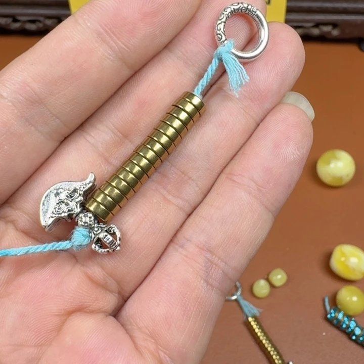 合成碳硅石铜合金文玩配饰计数器套