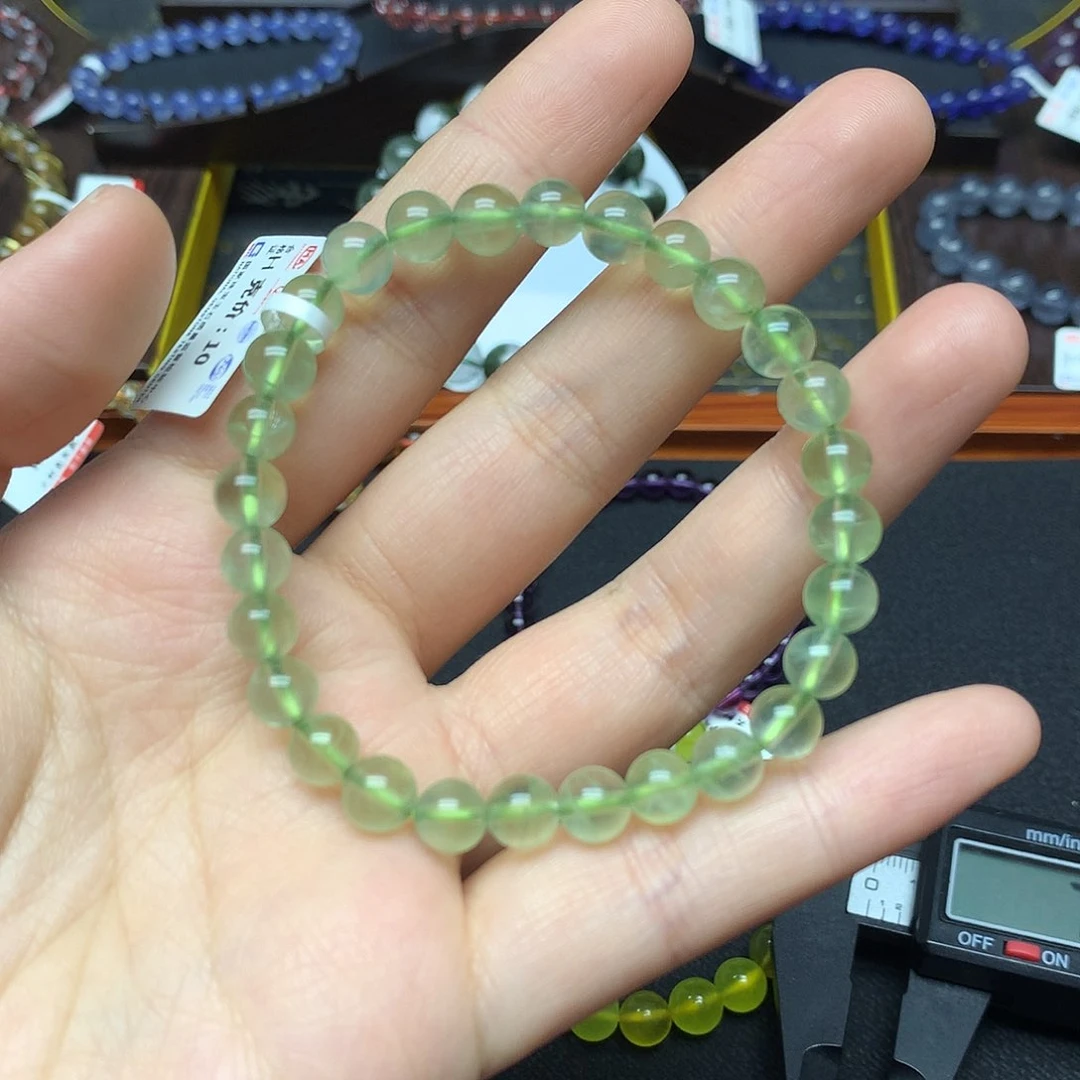 葡萄石手串未镶嵌