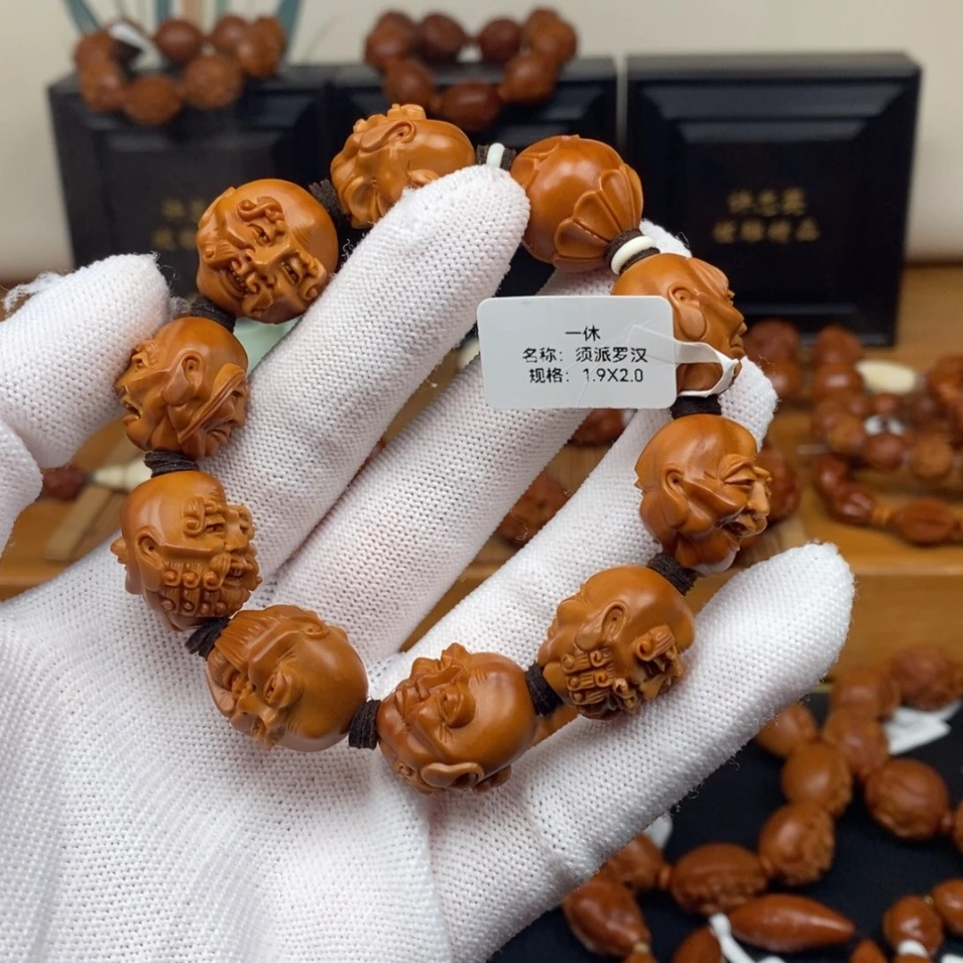 手串橄榄核许静健老师须派罗汉1.9