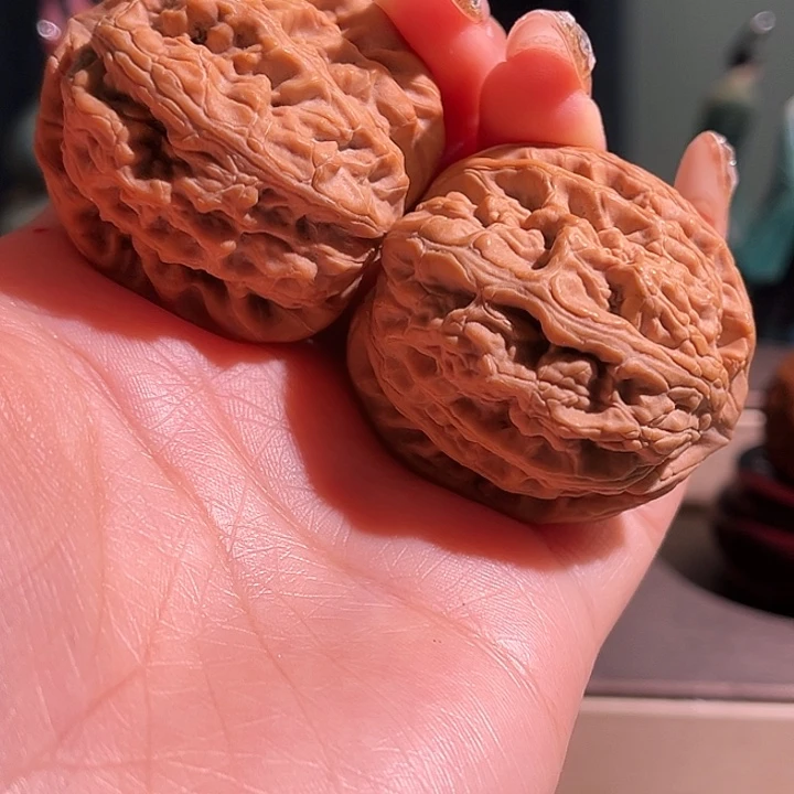 吊坠文玩核桃红锦鲤