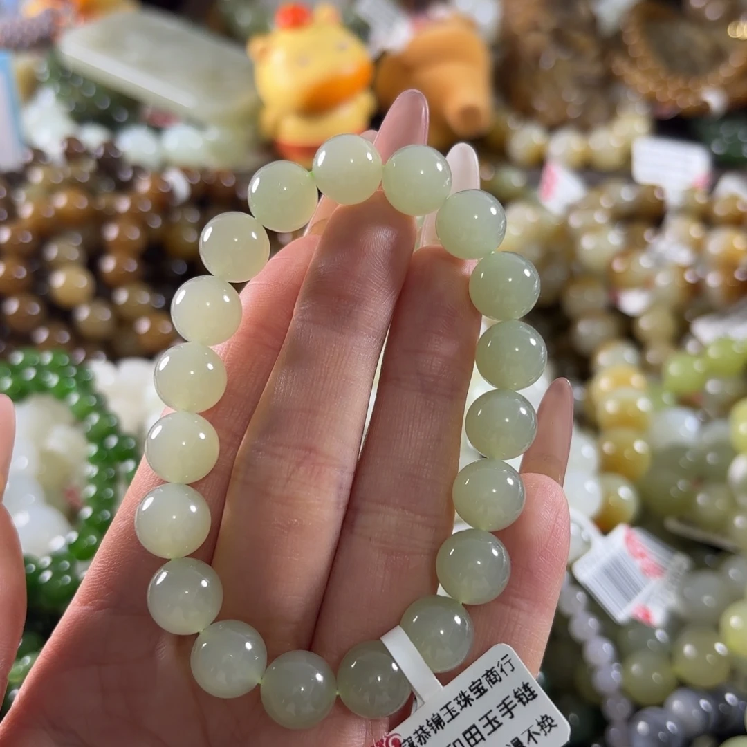 和田玉未镶嵌手链135