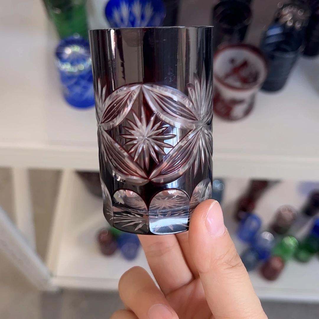 水晶玻璃高脚款微瑕一个