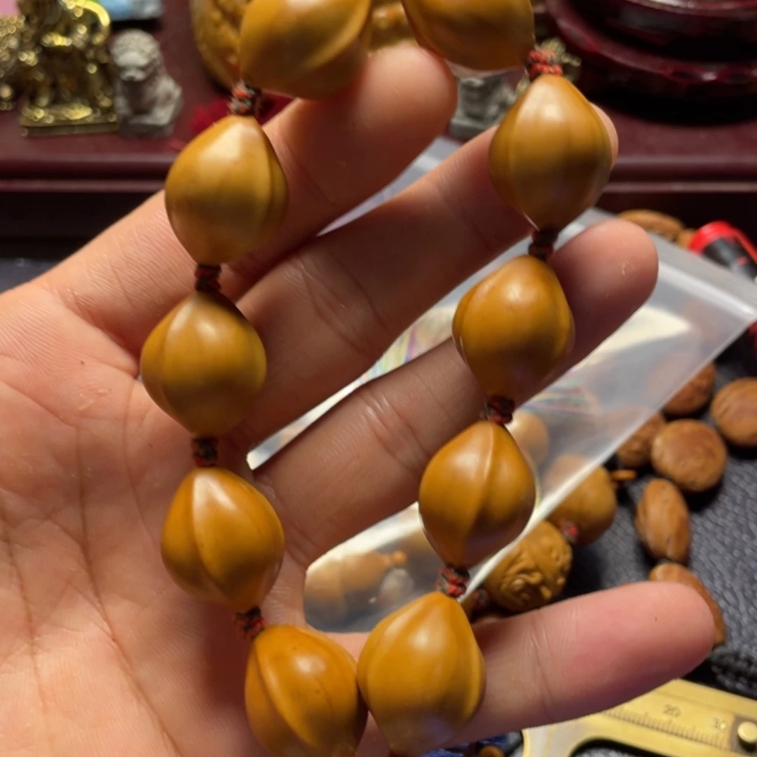 橄榄核雕刻鲨鱼背