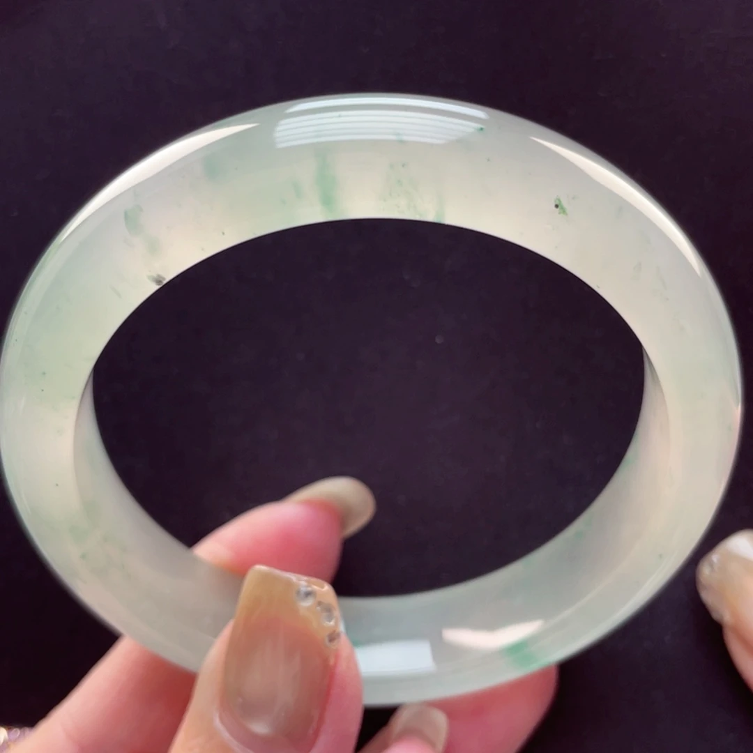 石英质玉未镶嵌手镯58-59