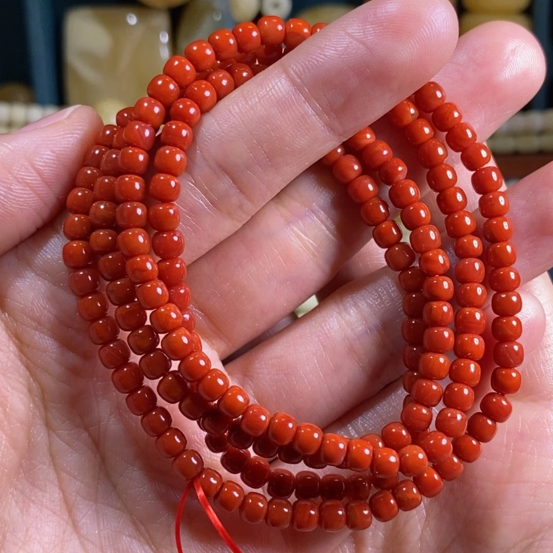 南红玛瑙手链未镶嵌?****?链子