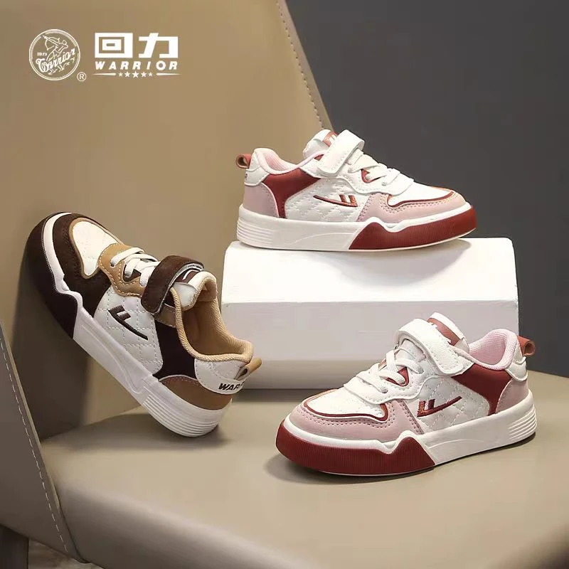 Warrior/回力1368春秋季男童休闲鞋女童时尚软底鞋学生鞋板鞋C-2