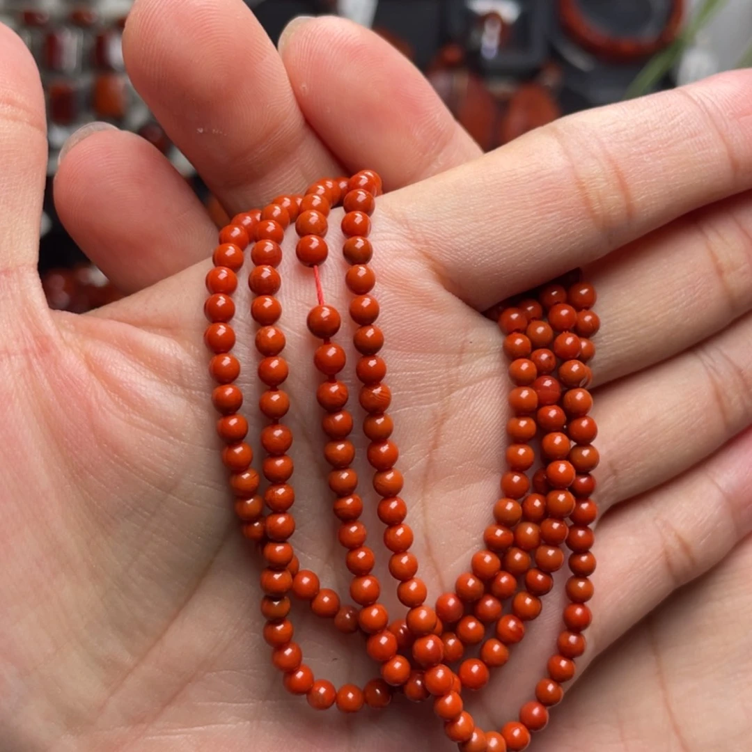 【闪购商品】未镶嵌3mm保山满肉小米珠多圈南红玛瑙