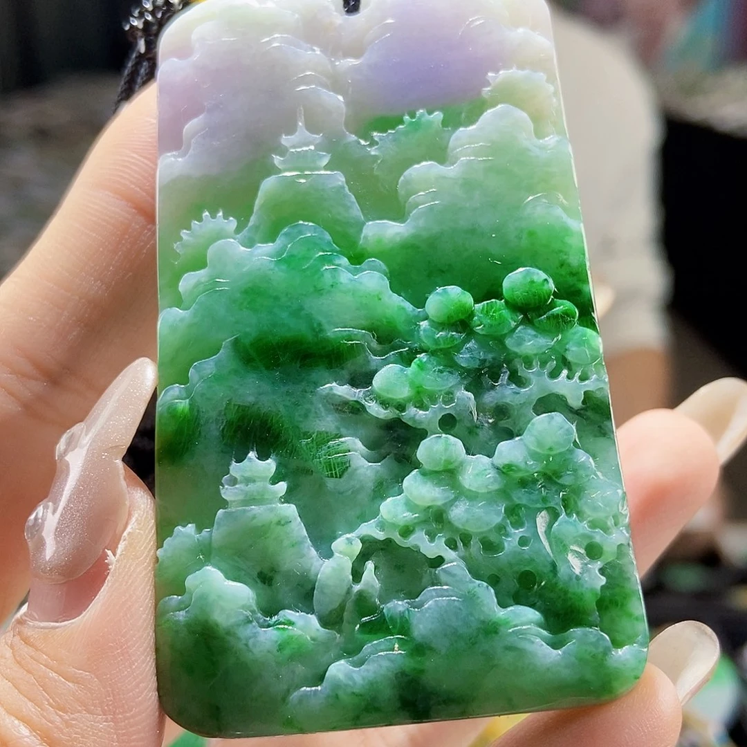 颈饰未镶嵌翡翠翡翠