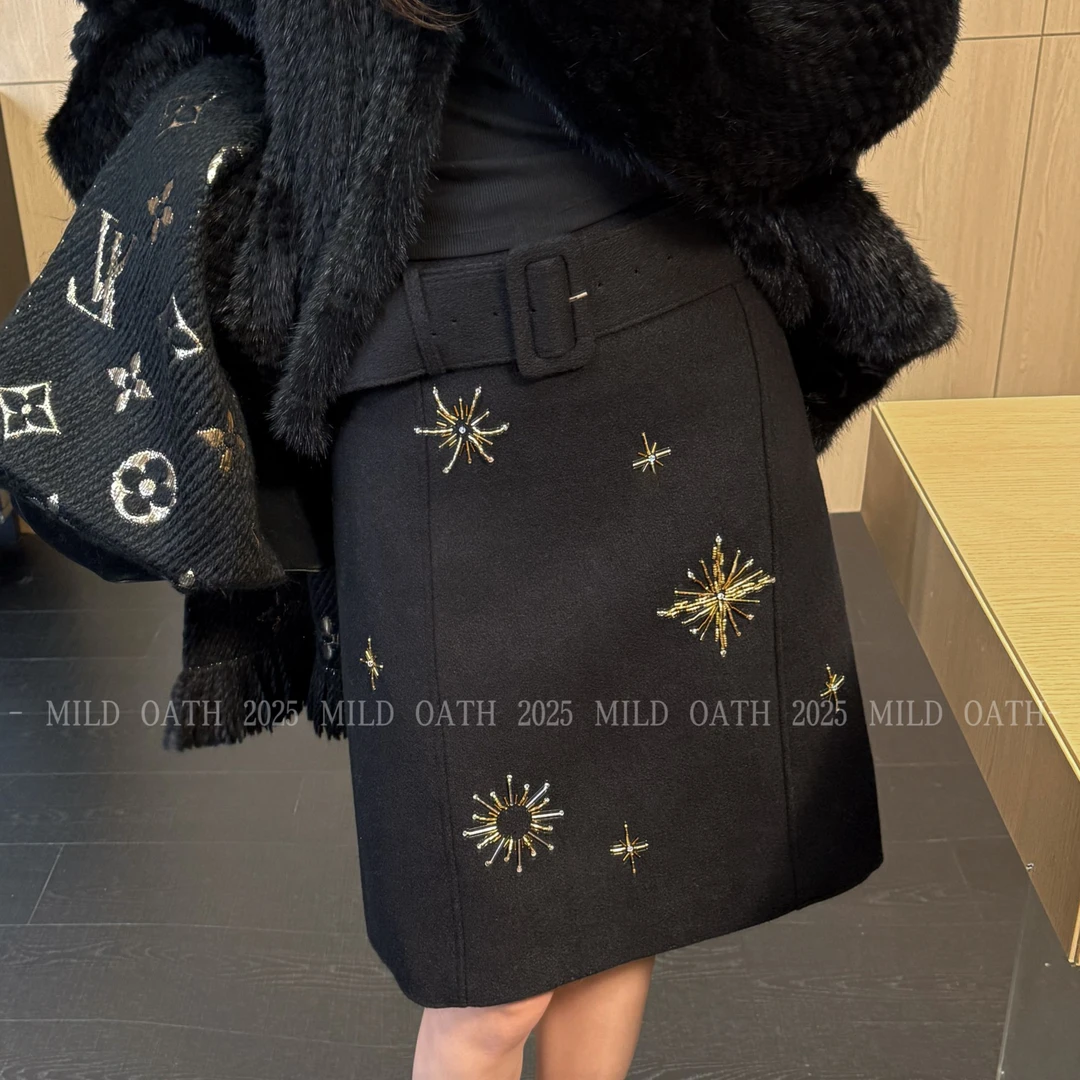 MILD OATH【冰晶旋律】秋冬高级感气质百搭半身裙