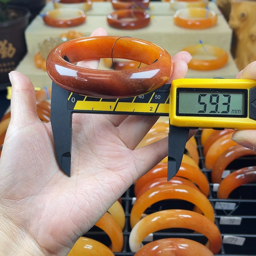 无无77号茄山老油料黄龙油红爆闪59圈口 超赞