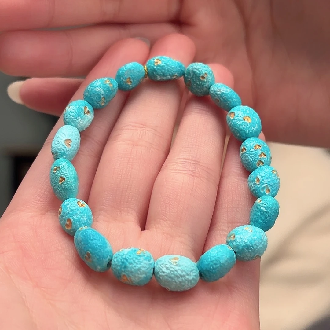 绿松石未镶嵌颈饰