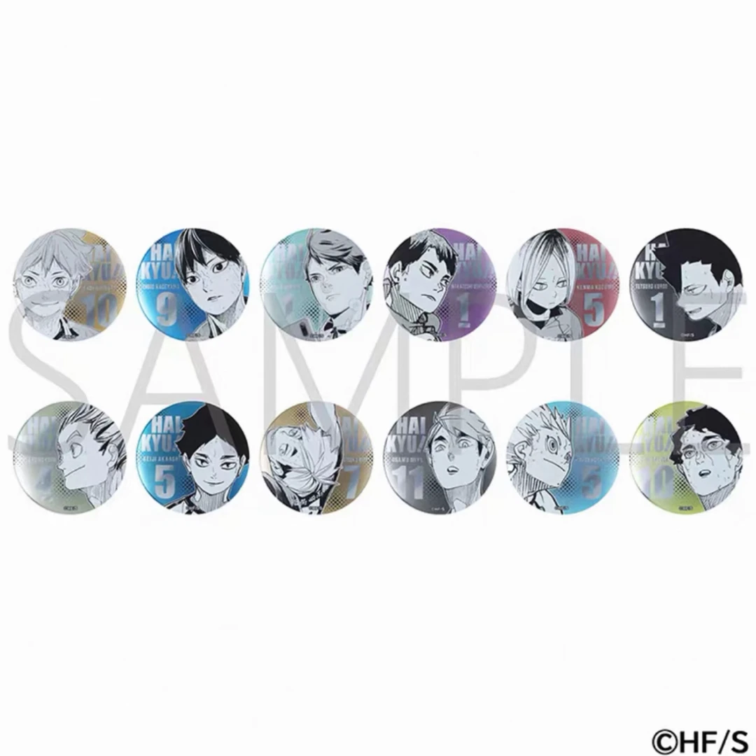 正版日谷 排球少年fanpark粉丝节浮雕吧唧 盲盒(默认代拆)