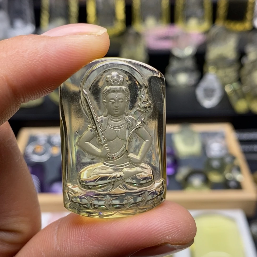 傲***竹颈饰水晶未镶嵌虚空吊坠