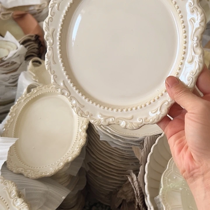 瓷片默认瑕疵商品洛可可8.5寸2