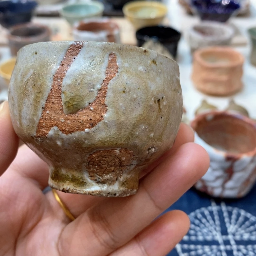 柴烧侘寂粗陶茶具