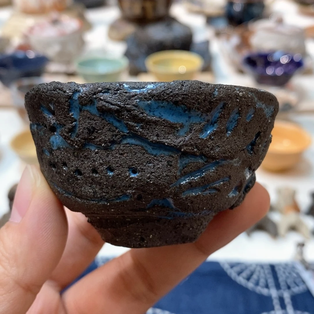 柴烧侘寂粗陶茶具