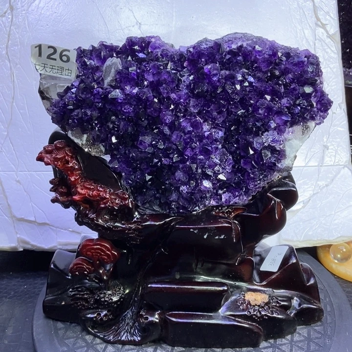 未镶嵌大型摆件（非配饰）紫晶